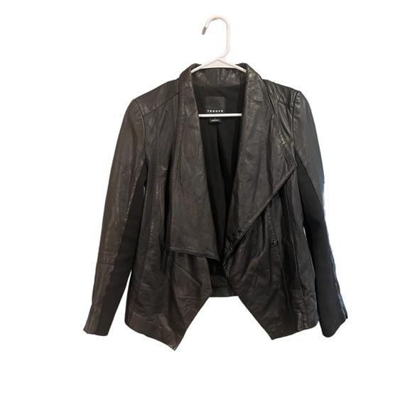 Trouve (Nordstrom) black leather jacket - Picture 1 of 5